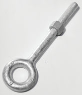 BARON 24-1/2X6 Eye Bolt, 1/2 in Thread, 3 in L Thread, 1 in ID x 2 in OD Dia Eye, 6 in L Shank, 2200 lb Working Load